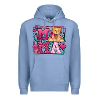 Colony Blue Western Valentines Day Mama Mother's Day Premium Hoodie - LillyAllenDesigns