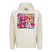 Oatmeal Heather Western Valentines Day Mama Mother's Day Premium Hoodie - LillyAllenDesigns