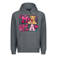 Rock Western Valentines Day Mama Mother's Day Premium Hoodie - LillyAllenDesigns