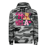 Slate Camo Western Valentines Day Mama Mother's Day Premium Hoodie - LillyAllenDesigns