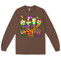 Chestnut drink drank drunk mardi gras wine glasses olivia Long Sleeve Tee - OliviaCreatesArt
