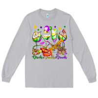 Moon Dust drink drank drunk mardi gras wine glasses olivia Long Sleeve Tee - OliviaCreatesArt