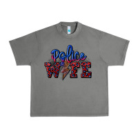 Tornado police wife with lightning bolt Urban Heavy Tee - CowGirlArtShop