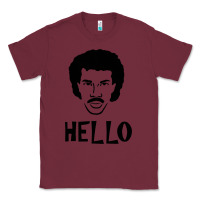 Burgundy Lionel Richie  It's Me Classic Tee - longCreatives