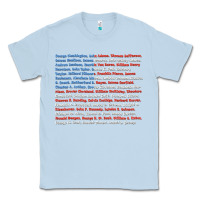 Dusty Blue List of Presidents of the United States, Gift Classic Tee - longCreatives
