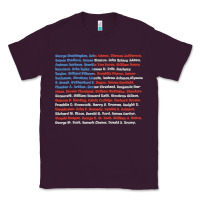 Plum List of Presidents of the United States, Gift Classic Tee - longCreatives