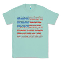Seafoam List of Presidents of the United States, Gift Classic Tee - longCreatives