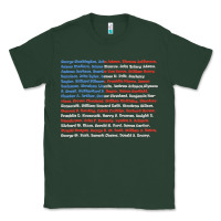 Sports Green List of Presidents of the United States, Gift Classic Tee - longCreatives