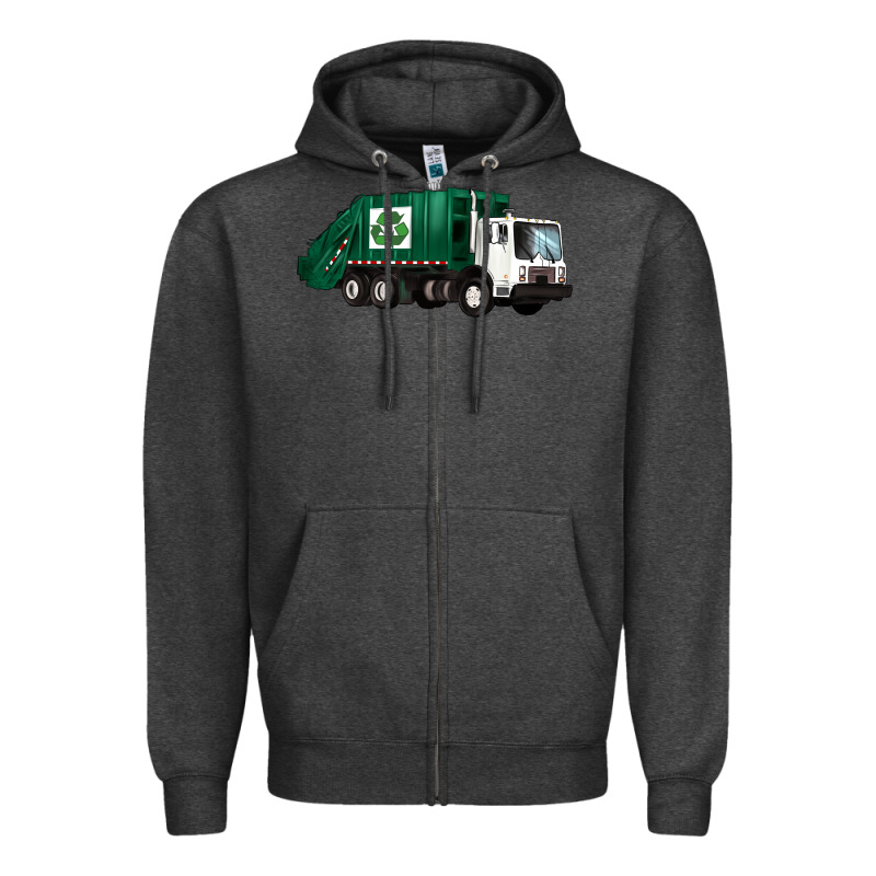 Recycle Truck Zipper Hoodie by Artiststas | Teevron