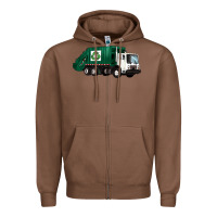 Chestnut recycle truck Zipper Hoodie - Artiststas