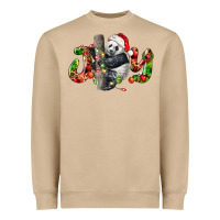 Mushroom panda joy christmas Heavyweight Sweatshirt - LillyAllenDesigns