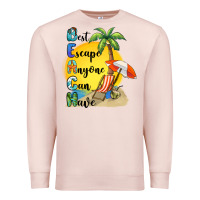 Pale Pink best escape anyone can have Premium Sweatshirt - BarkalooDesign