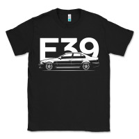 Black E39 5 Series  Car Silhouette Classic Tee - longCreatives