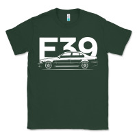 Sports Green E39 5 Series  Car Silhouette Classic Tee - longCreatives