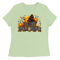Matcha Happy Halloween Ladies Tee - texasbilliewilder