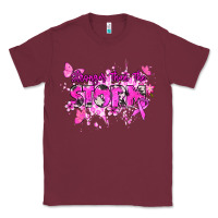 Burgundy Stronger than the storm Cancer Awareness Classic Tee - HowdyJamesFarm