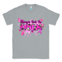 Heather Grey Stronger than the storm Cancer Awareness Classic Tee - HowdyJamesFarm