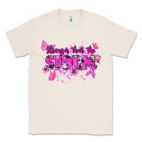 Natural Stronger than the storm Cancer Awareness Classic Tee - HowdyJamesFarm