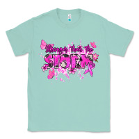 Seafoam Stronger than the storm Cancer Awareness Classic Tee - HowdyJamesFarm