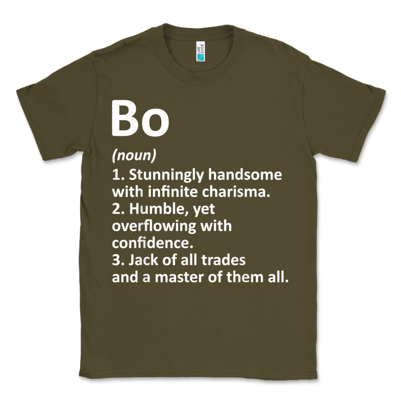 Bo Definition Personalized Name Funny Birthday Gift Idea Classic Tee by longCreatives | Teevron
