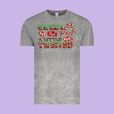Sweet But A Little Twisted Vintage Tee Designed By Cowgirlartshop