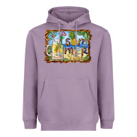 Lavender summer time pineapple and  beach Heavyweight Hoodie - BarkalooDesign