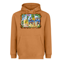 Meerkat summer time pineapple and  beach Heavyweight Hoodie - BarkalooDesign