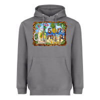 Storm summer time pineapple and  beach Heavyweight Hoodie - BarkalooDesign