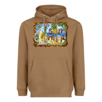 Toasted Coconut summer time pineapple and  beach Heavyweight Hoodie - BarkalooDesign
