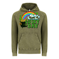 Vintage Olive Have a lucky day Vintage Hoodie - CowGirlArtShop