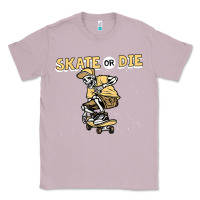 Lilac skate or die funny skeleton skating skater halloween costume Classic Tee - longCreatives