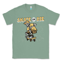 Sage skate or die funny skeleton skating skater halloween costume Classic Tee - longCreatives