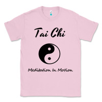 Bubblegum Pink Tai Chi T, Meditation In Motion, Martial Arts Gift Classic Tee - longCreatives