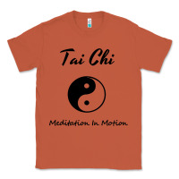 Copper Tai Chi T, Meditation In Motion, Martial Arts Gift Classic Tee - longCreatives