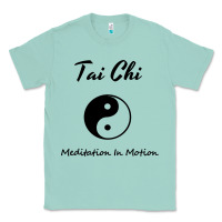 Seafoam Tai Chi T, Meditation In Motion, Martial Arts Gift Classic Tee - longCreatives