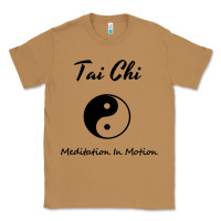 Toasted Coconut Tai Chi T, Meditation In Motion, Martial Arts Gift Classic Tee - longCreatives