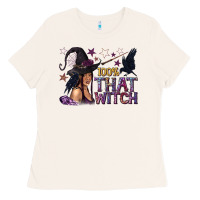 Bone 100% That Witch Black Afro Witch Ladies Tee - texasbilliewilder