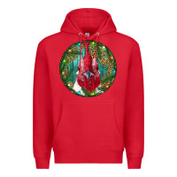 Red Roaster Head Christmas Premium Hoodie - RanaPortraitStore