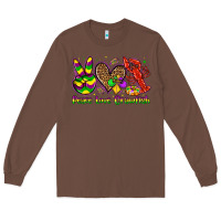 Chestnut peace love crawfish olivia Long Sleeve Tee - OliviaCreatesArt