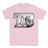 Bubblegum Pink TB Tampa Bay City Skyline of Tampa Bay, Florida Classic Tee - longCreatives