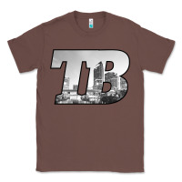 Chestnut TB Tampa Bay City Skyline of Tampa Bay, Florida Classic Tee - longCreatives