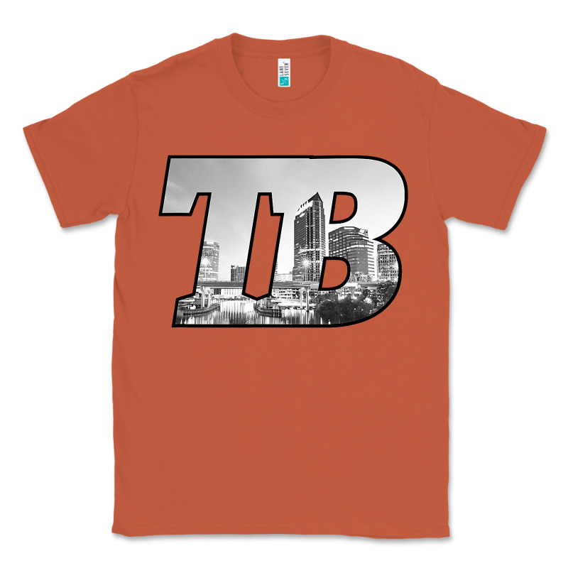 Tb Tampa Bay City Skyline Of Tampa Bay, Florida Classic Tee by longCreatives | Teevron