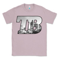 Lilac TB Tampa Bay City Skyline of Tampa Bay, Florida Classic Tee - longCreatives