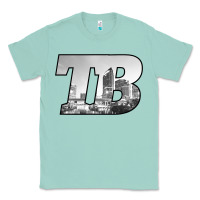 Seafoam TB Tampa Bay City Skyline of Tampa Bay, Florida Classic Tee - longCreatives