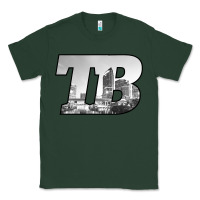 Sports Green TB Tampa Bay City Skyline of Tampa Bay, Florida Classic Tee - longCreatives