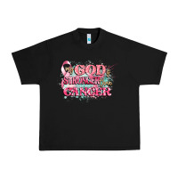 Black my god is stronger than cancer Urban Heavy Tee - CowGirlArtShop