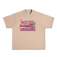 Burro my god is stronger than cancer Urban Heavy Tee - CowGirlArtShop