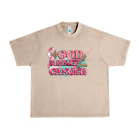 French Oak my god is stronger than cancer Urban Heavy Tee - CowGirlArtShop