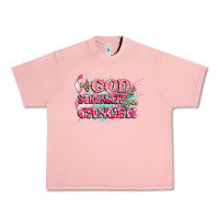 Salmon my god is stronger than cancer Urban Heavy Tee - CowGirlArtShop