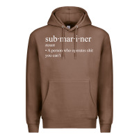 Chestnut Submariner Definition  I Pigboat Submersible Nuclear Premium Hoodie - longCreatives